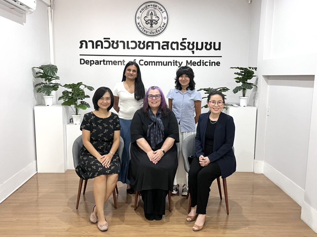 ภาควิชาเวชศาสตร์ชุมชน ให้การต้อนรับ Professor Michele Wood Ph.D. พร้อมนักศึกษาจากมหาวิทยาลัยแห่งรัฐแคลิฟอร์เนียฟุลเลอร์ตัน (California State University, Fullerton)
