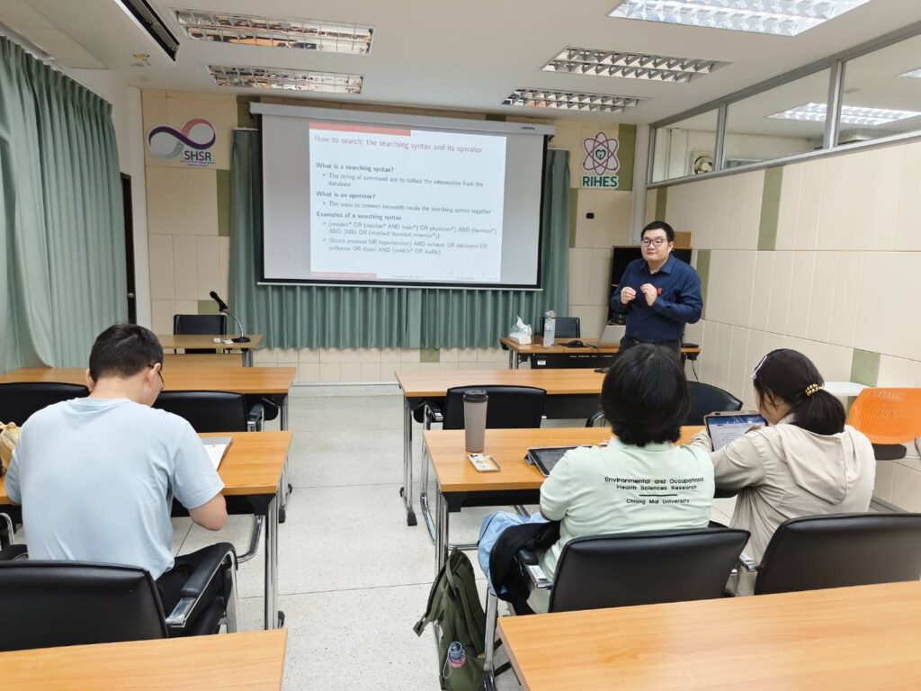 📚 บรรยากาศการเรียนการสอนหัวข้อ Research in Occupational and Environmental Medicine