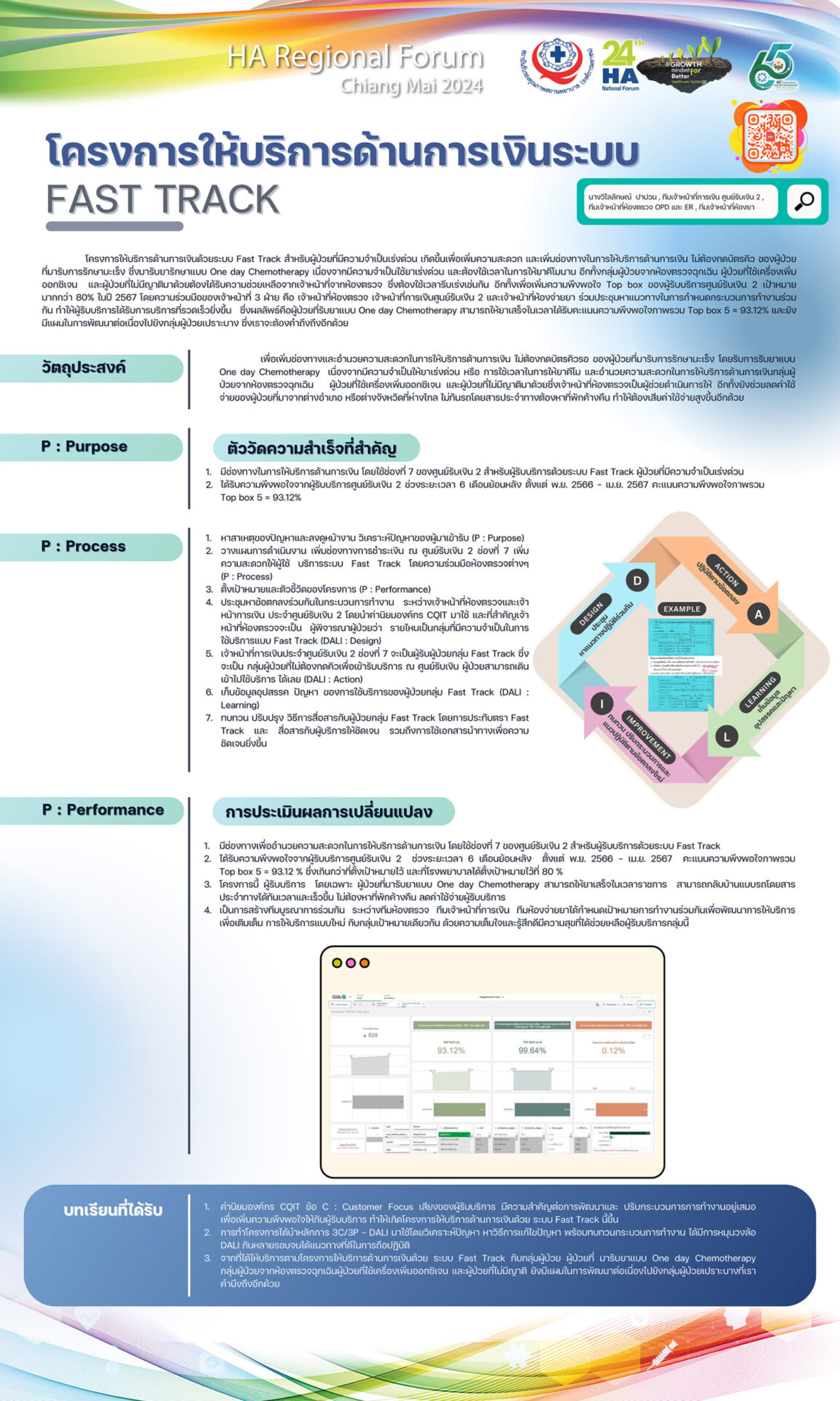 Poster โครงการให้บริการด้า
