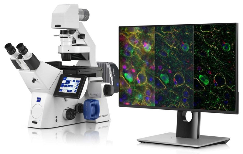 ZEISS Axio Observer 7 พร้อม Apotome 3 ภาพจากผู้ผลิต